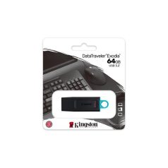   KINGSTON Pendrive, 64GB, USB 3.2, KINGSTON "DataTraveler Exodia", fekete-kék