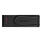 KINGSTON Pendrive, 64GB, USB 3.2 Gen1, KINGSTON "DataTraveler Exodia S", fekete