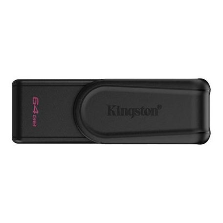 KINGSTON Pendrive, 64GB, USB 3.2 Gen1, KINGSTON "DataTraveler Exodia S", fekete