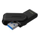 KINGSTON Pendrive, 64GB, USB 3.2 Gen1, KINGSTON "DataTraveler Exodia S", fekete