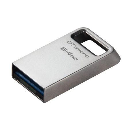 KINGSTON Pendrive, 64GB, USB 3.2, 200MB, fém, KINGSTON "DT Micro Gen2"