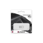 KINGSTON Pendrive, 64GB, USB 3.2, 200MB, fém, KINGSTON "DT Micro Gen2"