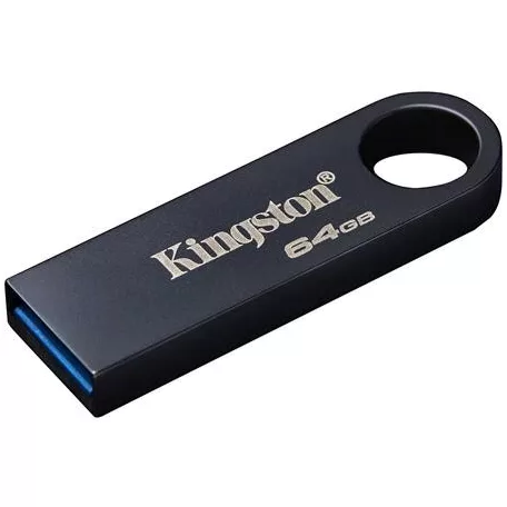 KINGSTON Pendrive, 64GB, USB 3.2 Gen1, KINGSTON "DataTraveler SE9 G3", fém ház