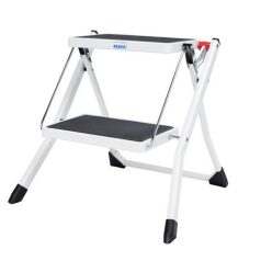   KRAUSE Fellépő, összecsukható, 2 lépcsőfokos, acél, KRAUSE "Picoly"