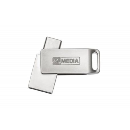 MYMEDIA Pendrive, 16GB, USB 3.2 Gen1 + USB-C, alumínium ház, MYMEDIA "Dual" (by VERBATIM)