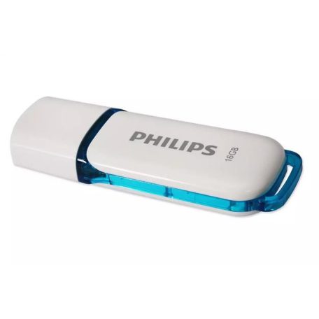 PHILIPS Pendrive, 16GB, USB 2.0, PHILIPS "Snow", fehér