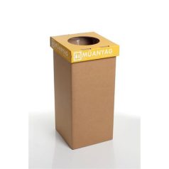   RECOBIN Szelektív hulladékgyűjtő, újrahasznosított, 20 l, RECOBIN "Mini", sárga