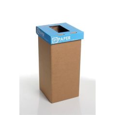   RECOBIN Szelektív hulladékgyűjtő, újrahasznosított, angol felirat, 20 l, RECOBIN "Mini", kék