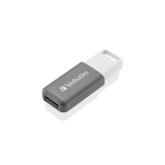   VERBATIM Pendrive, 128GB, USB 2.0, VERBATIM "Databar", szürke