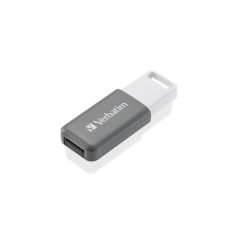   VERBATIM Pendrive, 128GB, USB 2.0, VERBATIM "Databar", szürke