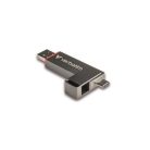 VERBATIM Pendrive, 128GB, USB-A/C 3.2 Gen1, VERBATIM "Dual QuickStick", fekete