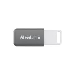  VERBATIM Pendrive, 128GB, USB 2.0, VERBATIM "Databar", szürke