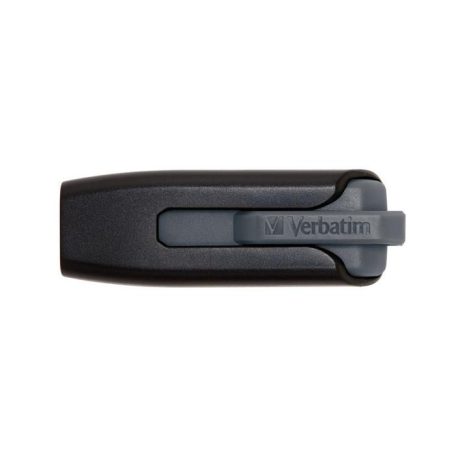 VERBATIM Pendrive, 128GB, USB 3.2, 80/25 MB/s, VERBATIM "V3", fekete-szürke