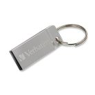 VERBATIM Pendrive, 16GB, USB 2.0, VERBATIM "Executive Metal", ezüst
