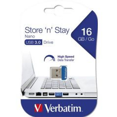   VERBATIM Pendrive, 16GB, USB 3.2, 80/25MB/s, VERBATIM "Nano"