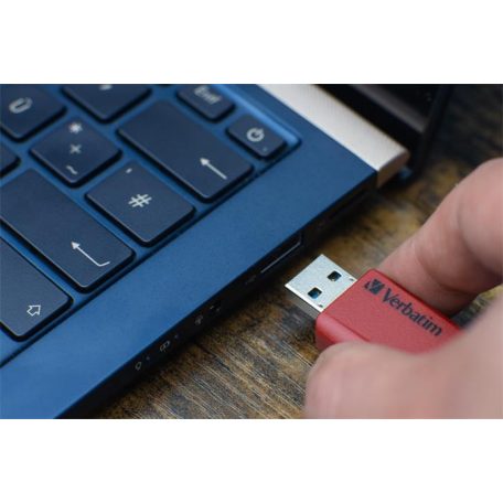 VERBATIM Pendrive, 3 x 16GB, USB 3.2, 80/25MB/sec, VERBATIM "Store n Click", piros, kék, sárga