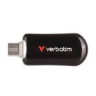 VERBATIM Pendrive, 256GB, USB-C 3.2 Gen1, VERBATIM "Plectra", fekete