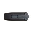 VERBATIM Pendrive, 256GB, USB 3.2, 80/25 MB/s, VERBATIM "V3", fekete-szürke