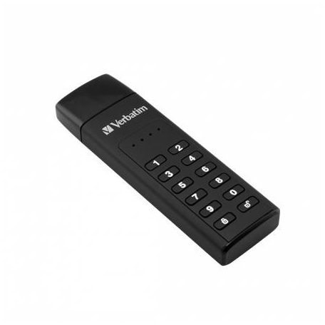 VERBATIM Pendrive, 32GB, USB 3.2, titkosítás, 160/130Mb/s, VERBATIM "Keypad Secure"