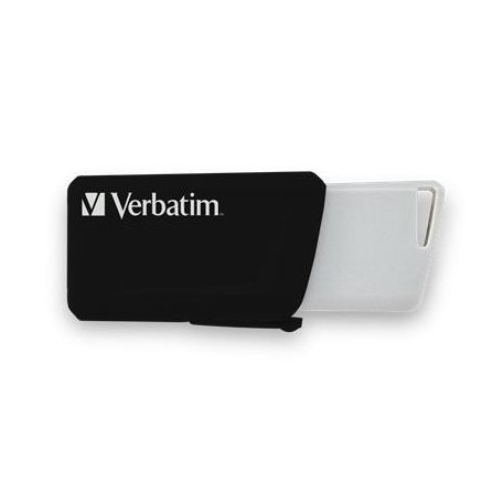VERBATIM Pendrive, 32GB, USB 3.2, 80/25MB/sec, VERBATIM "Store n Click", fekete