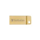 VERBATIM Pendrive, 64GB, USB 3.2, VERBATIM "Executive Metal", arany