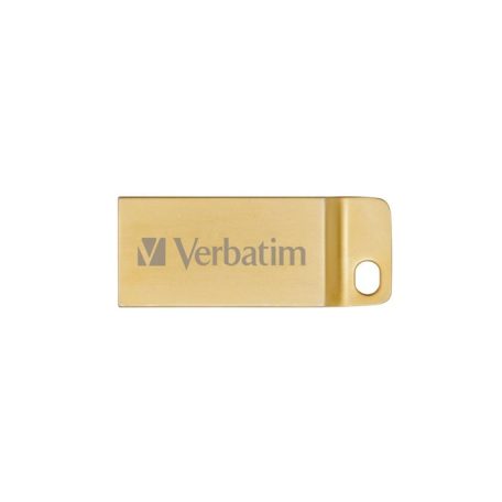 VERBATIM Pendrive, 64GB, USB 3.2, VERBATIM "Executive Metal", arany