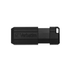   VERBATIM Pendrive, 64GB, USB 2.0, 10/4MB/sec, VERBATIM "PinStripe", fekete