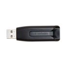 VERBATIM Pendrive, 64GB, USB 3.2, 80/25 MB/s, VERBATIM "V3", fekete-szürke
