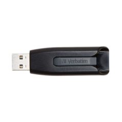   VERBATIM Pendrive, 64GB, USB 3.2, 80/25 MB/s, VERBATIM "V3", fekete-szürke