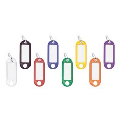 WEDO Kulcscímke, 100 db, WEDO, 8 különböző színben