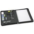 WEDO Konferencia mappa, A4, poliészter, cipzáras, WEDO "College", szürke