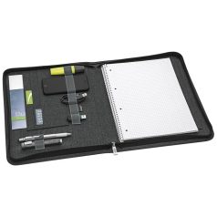   WEDO Konferencia mappa, A4, poliészter, cipzáras, WEDO "College", szürke