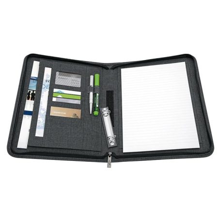 WEDO Konferencia mappa, A4, poliészter, 2 gyűrűs, WEDO "College", szürke