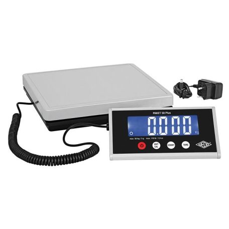 WEDO Csomagmérleg, digitális, 50 kg terhelhetőség, WEDO "Paket 50 Plus"