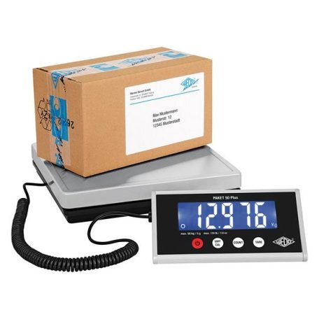 WEDO Csomagmérleg, digitális, 50 kg terhelhetőség, WEDO "Paket 50 Plus"