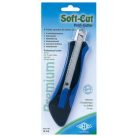 WEDO Univerzális kés, 18 mm, WEDO "Soft-cut", kék/fekete