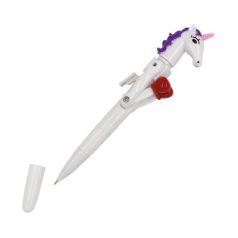   WEDO Unikornis golyóstoll, 1 mm, LED fénnyel, WEDO "Lucky Punch", kék