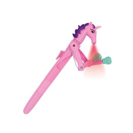 WEDO Unikornis golyóstoll, 1 mm, LED fénnyel, WEDO "Lucky Punch", kék