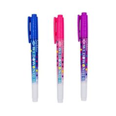   WEDO Filctoll készlet, 2-3 mm, törölhető, kétvégű, WEDO, "Wedowonder", 6 különböző szín