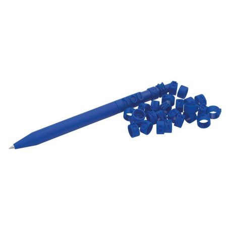 WEDO Zseléstoll, nyomógombos, kirakós, 2 db, WEDO "Letter Pen Puzzle", kék