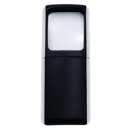 WEDO Nagyító, 35x38 mm, LED fénnyel, WEDO, fekete