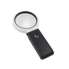 WEDO Nagyító, 90 mm, kihajtható állvánnyal, LED fénnyel, WEDO, fekete/fehér