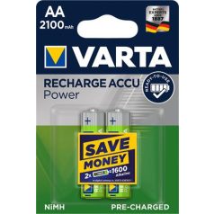   VARTA Tölthető elem, AA ceruza, 2x2100 mAh, előtöltött, VARTA "Power"