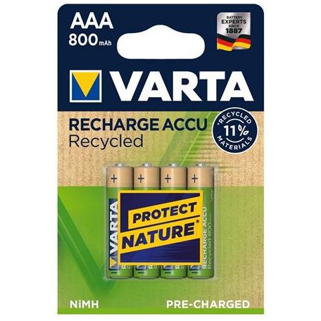 VARTA Tölthető elem, AAA mikro, 4x800 mAh, VARTA