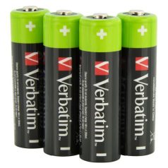 VERBATIM Tölthető elem, AA ceruza, 4x2500 mAh, VERBATIM
