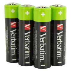 VERBATIM Tölthető elem, AA ceruza, 4x2500 mAh, VERBATIM