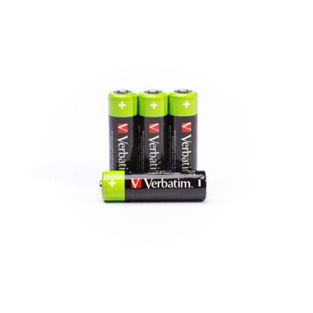 VERBATIM Tölthető elem, AA ceruza, 4x2500 mAh, VERBATIM