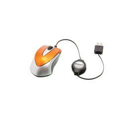   VERBATIM Egér, vezetékes, optikai, kisméret, USB, VERBATIM "Go Mini", ezüst-lávaszínű