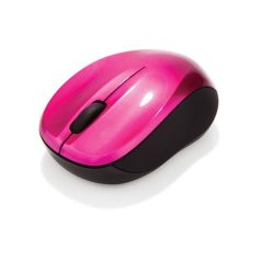   VERBATIM Egér, vezeték nélküli, optikai, közepes méret, USB, VERBATIM "Go", ciklámen