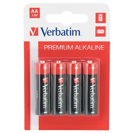 VERBATIM Elem, AA ceruza, 4 db, VERBATIM "Premium"